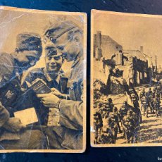 Postales: POSTALES DIVISIÓN AZUL ESPAŃA GUERRA MUNDIAL CIRCULADAS A ALBACETE JULIO 1942