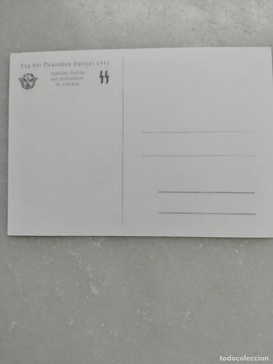 Postales: REPRODUCCI&Oacute;N POSTAL SS POLIZEI - Foto 2