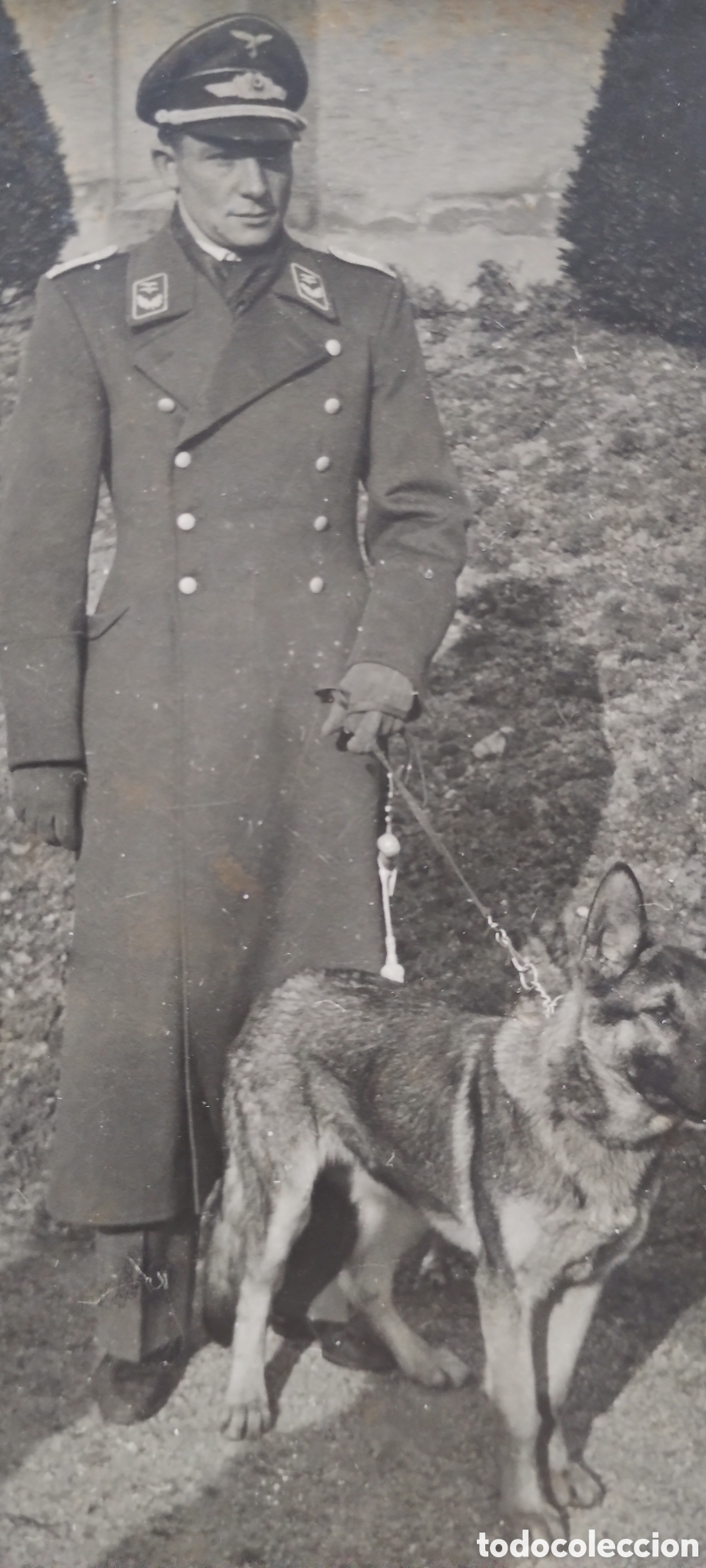 Postales: Postal original Soldado Alem&aacute;n con Perro - Foto 1