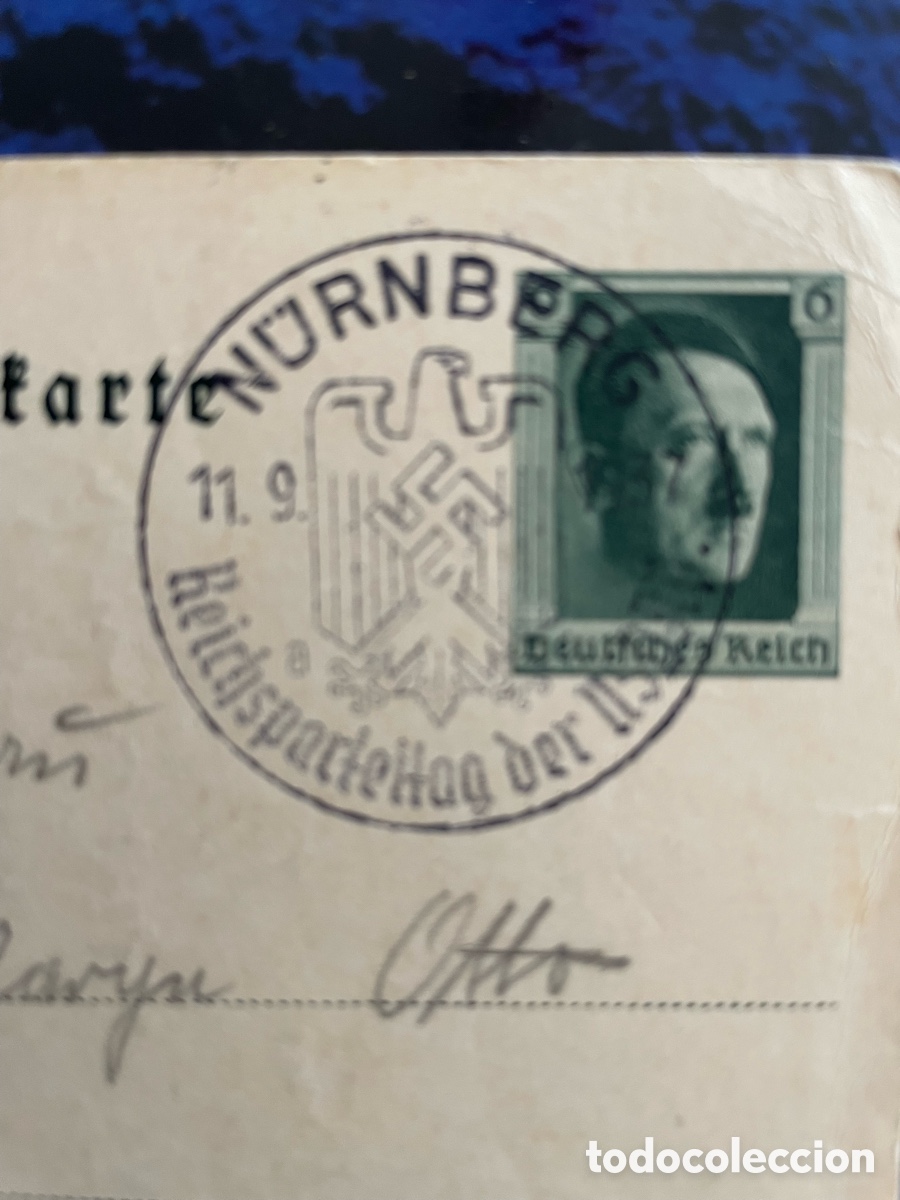 Postales: Postal III Reich. Circulada 1937. - Foto 2