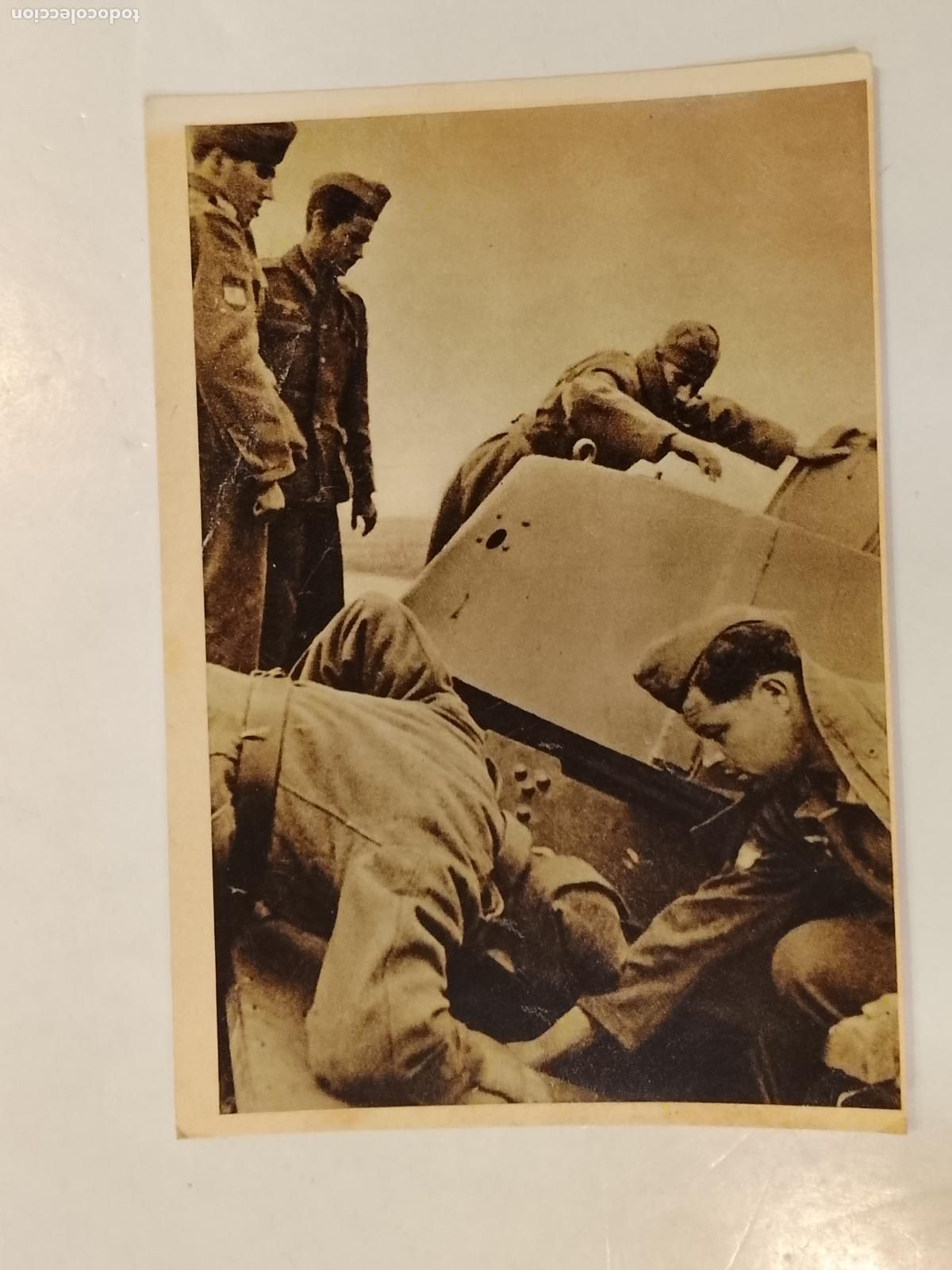 Postales: LA DIVISION AZUL - LA CRUZADA EUROPEA CONTRA EL BOLCHEVISMO - SERIE 1 CUADRO 6 - POSTAL -(115.296)