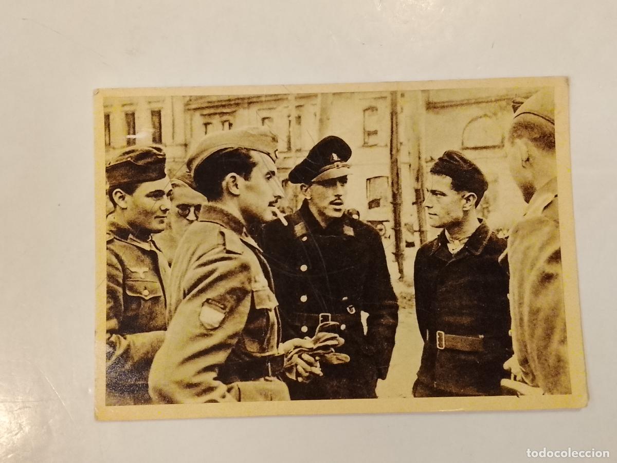 Postales: LA DIVISION AZUL - LA CRUZADA EUROPEA CONTRA EL BOLCHEVISMO - SERIE 1 CUADRO 9 - POSTAL -(115.298)