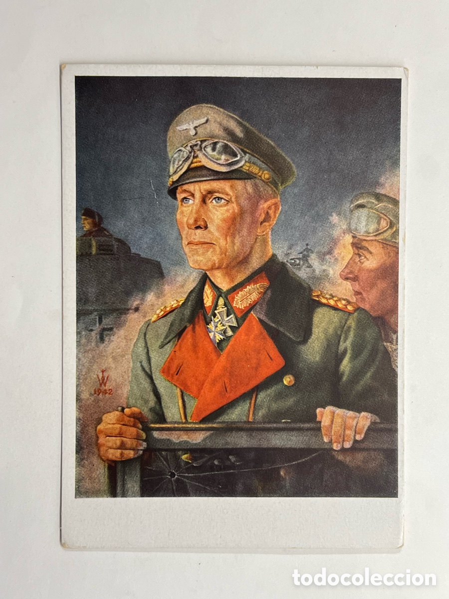 Postales: ROMMEL, Mariscal de Campo. Alemania Postal original Erwin Rommel. Verlag: Volksbund f&uuml;r&hellip;