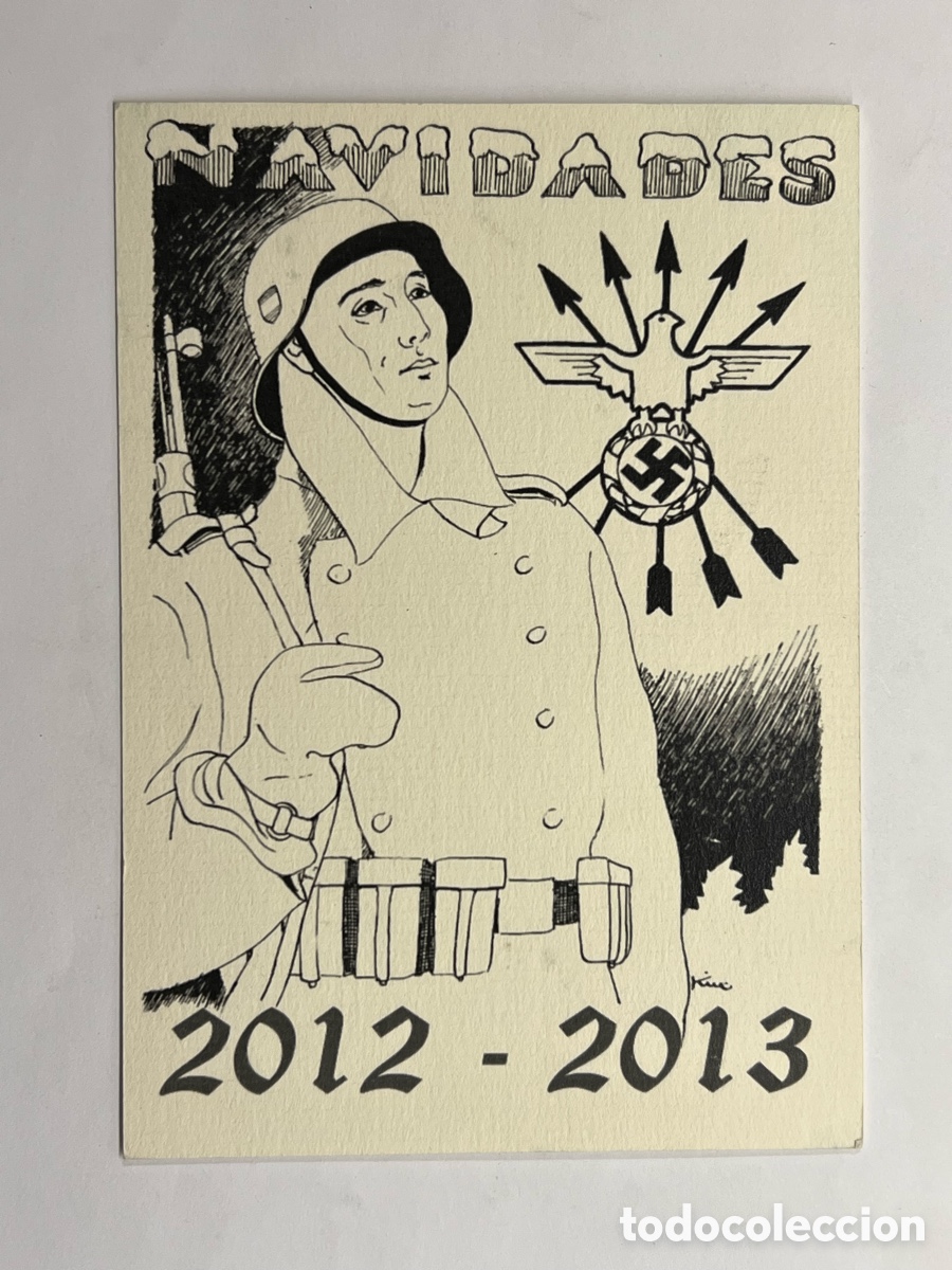 Postales: DIVISION AZUL. Postal Navidad 2012-2013.. Recuerdo comida de Hermandad de Madrid&hellip;.