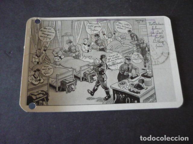Postales: DIVISION AZUL POSTAL CIRCULADA A VILLARCAYO BURGOS JULIO 1941 FELDPOST RARA