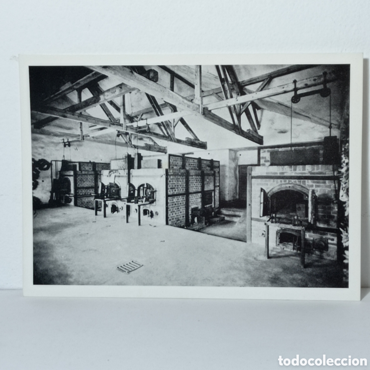 Postais: SALA DE HORNOS DEL NUEVO CREMATORIO DE DACHAU (ALEMANIA)