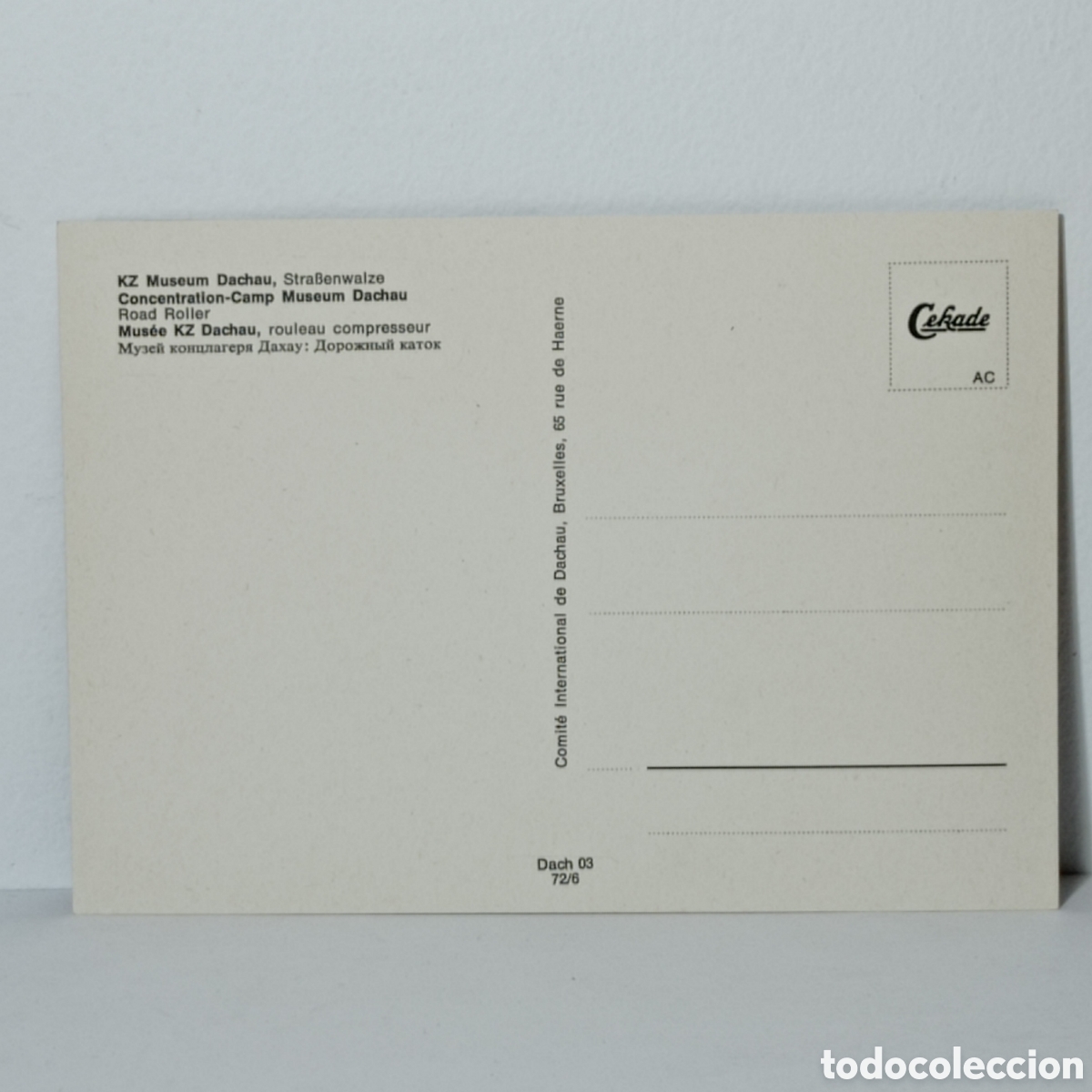 Postales: MUSEUM DACHAU (ALEMANIA) - Foto 2