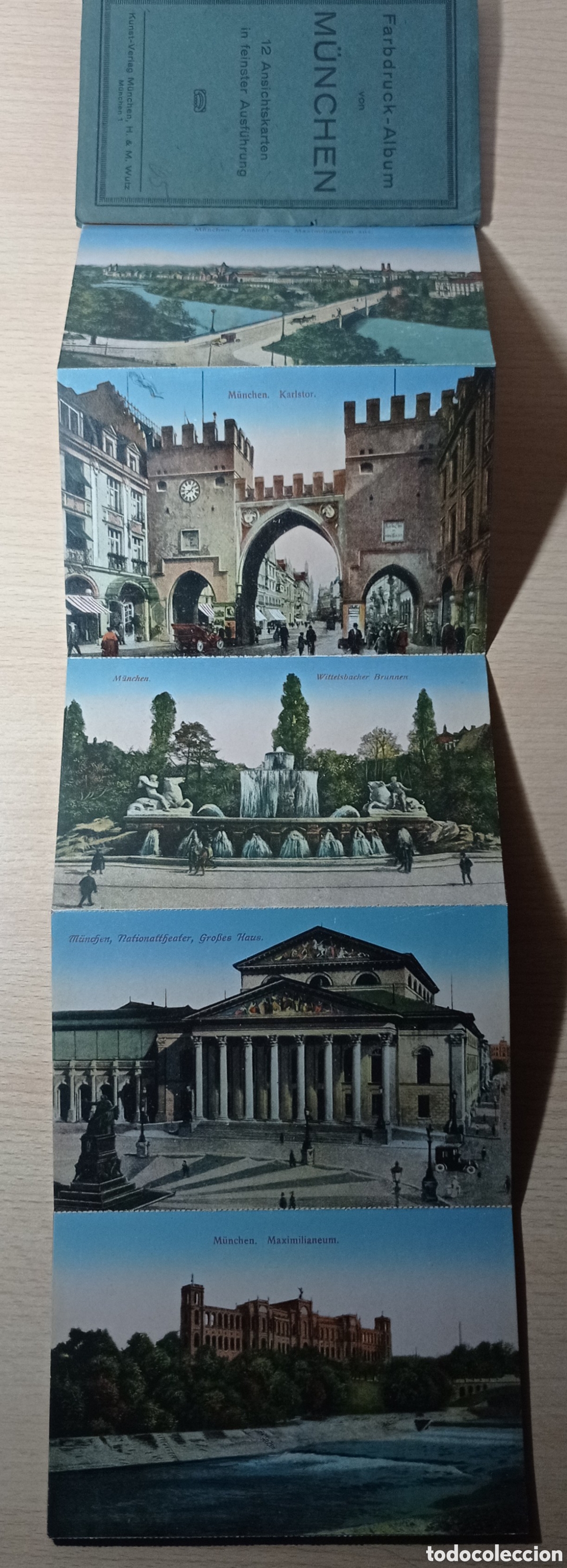 Postales: M&Uuml;NCHEN, 12 POSTALES EN ACORDE&Oacute;N - Foto 2
