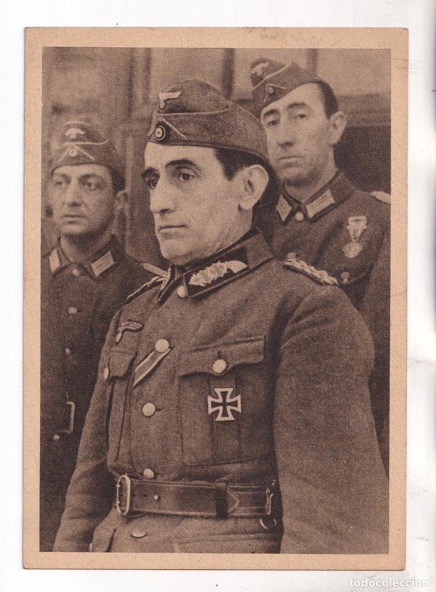 Postales: POSTAL. DIVISI&Oacute;N AZUL. GENERAL MU&Ntilde;OZ GRANDES. PROPAGANDA KONPANIE
