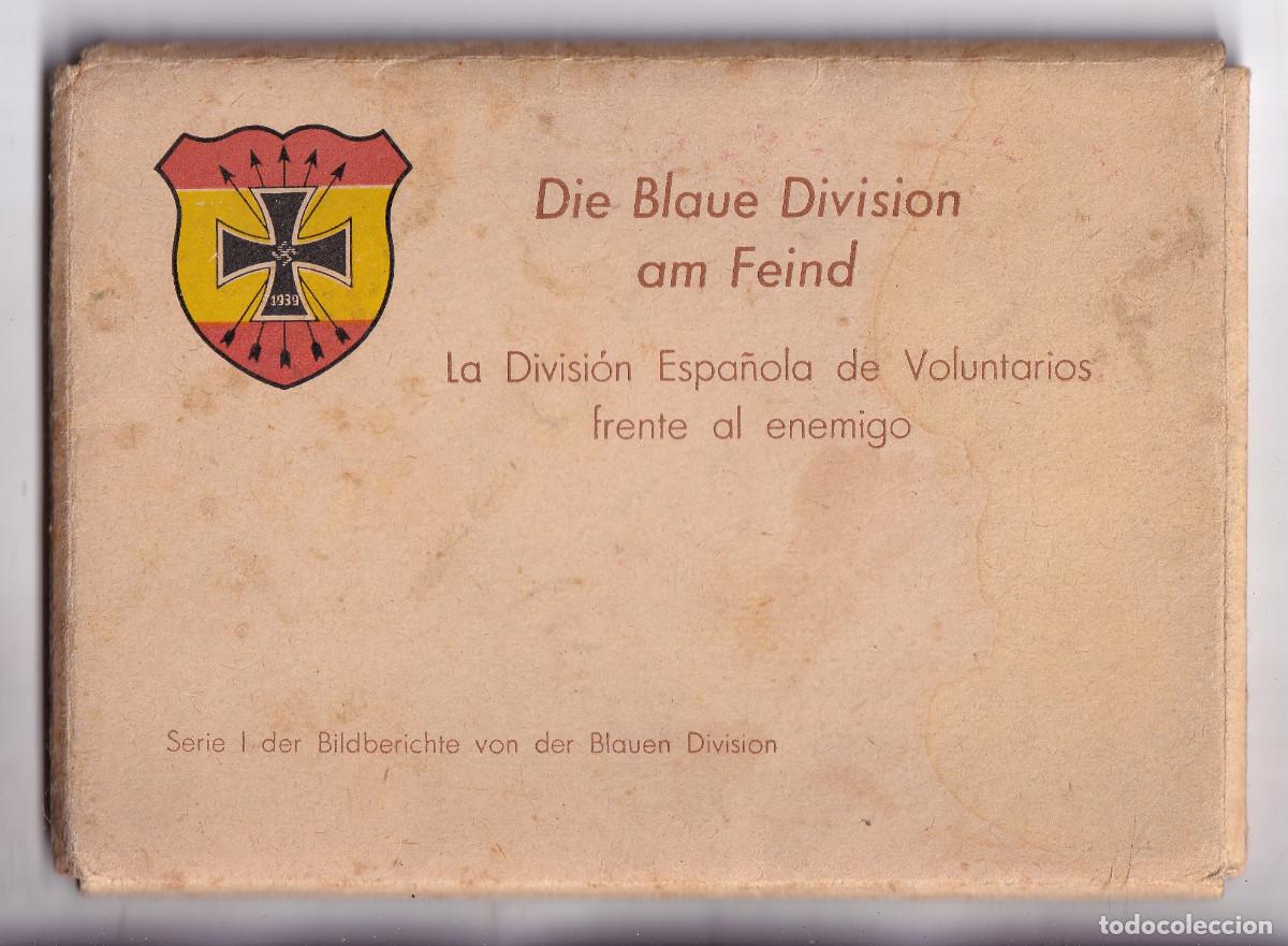 Postales: DIE BLAUE DIVISION AM FREIND. DIVISI&Oacute;N AZUL. SERIE COMPLETA. 12 POSTALES CON CARPETA ORIGINAL