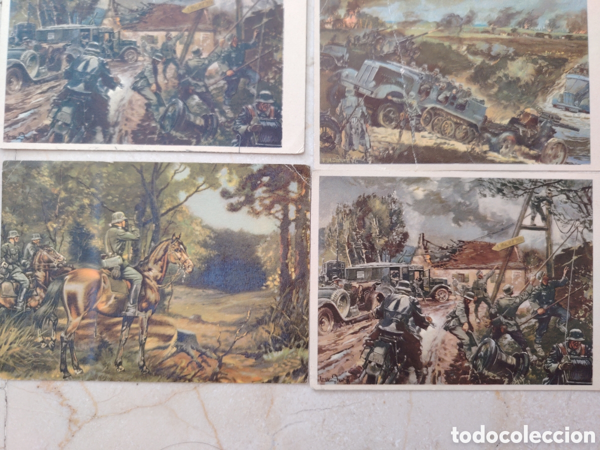 Postales: 7 postales antiguas alemanas - Foto 5