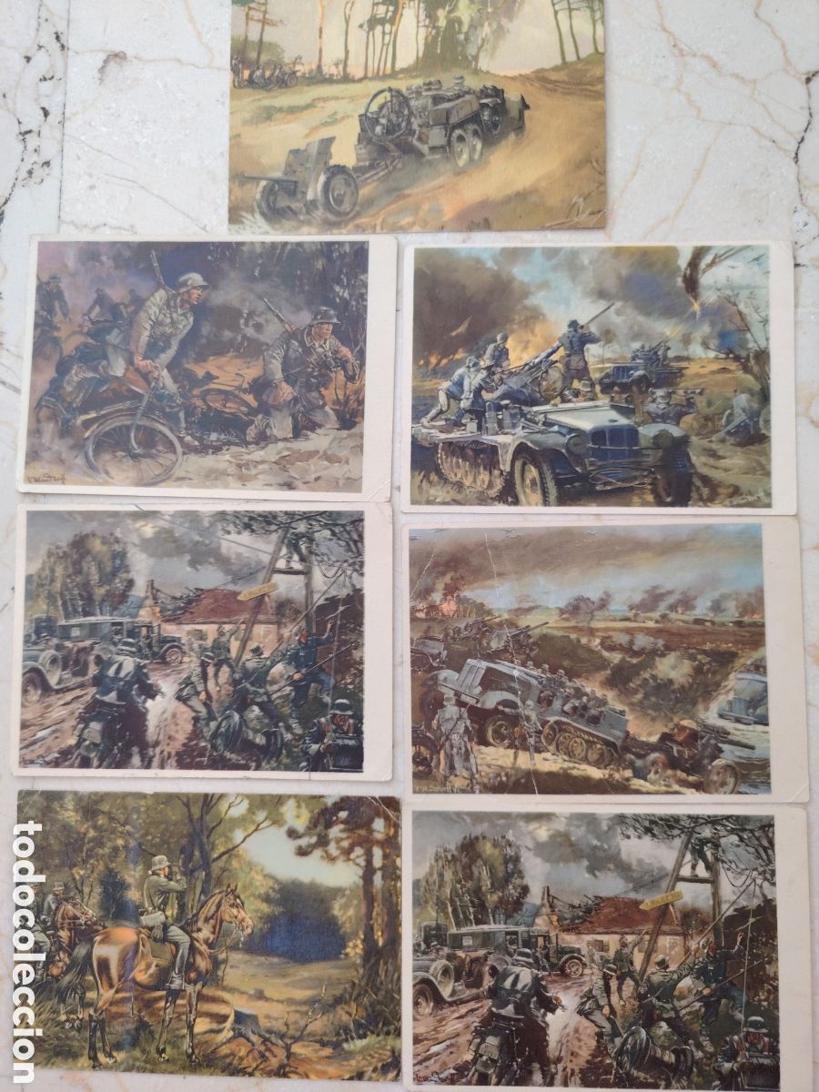 Postales: 7 postales antiguas alemanas - Foto 1