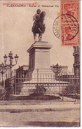 Postales: TARJETA POSTAL DE ALEXANDRIA (EGIPTO). STATUE OF MOHAMED ALY.