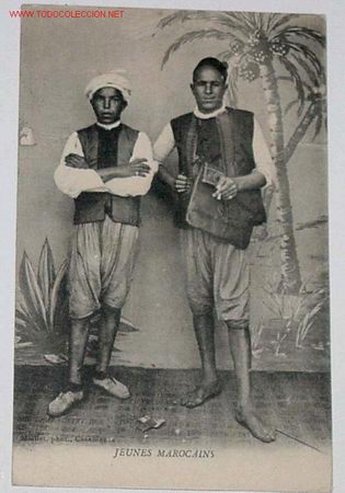 Postais: ANTIGUA POSTAL DE MARRUECOS - JOVENES MARROQUIES