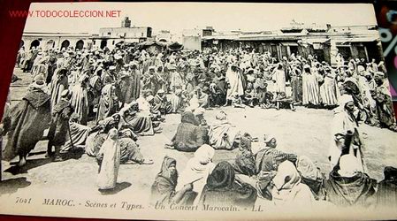 Cartes Postales: ANTIGUA POSTAL DE MARRUECOS - UN CONCIERTO MARROQUI