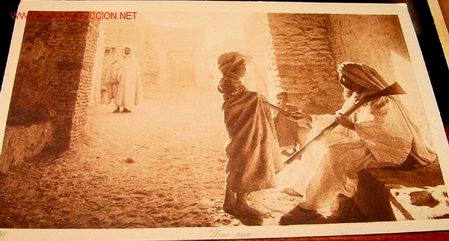Postais: ANTIGUA POSTAL DE MARRUECOS - UNA CALLE
