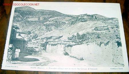 Postcards: ANTIGUA POSTAL   DE ASNI (MARRUECOS)