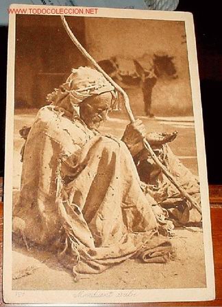 Cartes Postales: ANTIGUA  POSTAL DE MARRUECOS - MENDIGO
