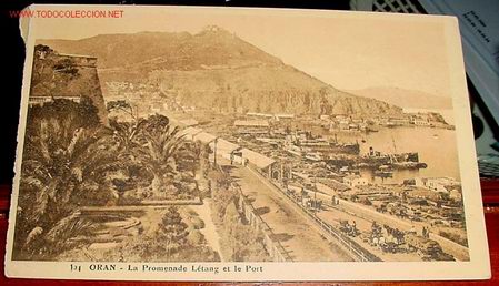 Cartes Postales: ANTIGUA POSTAL DE ARGELIA - ORAN - EL PUERTO - ED. CONTINENTAL TABAC