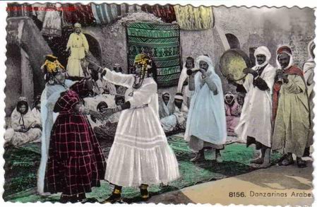 Postales: MARRUECOS , M. ARRIBAS DANZARINAS ARABES