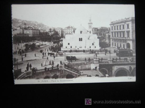 Postales: ALGER.- PLACE DU GOUVERNEMENT - Foto 1