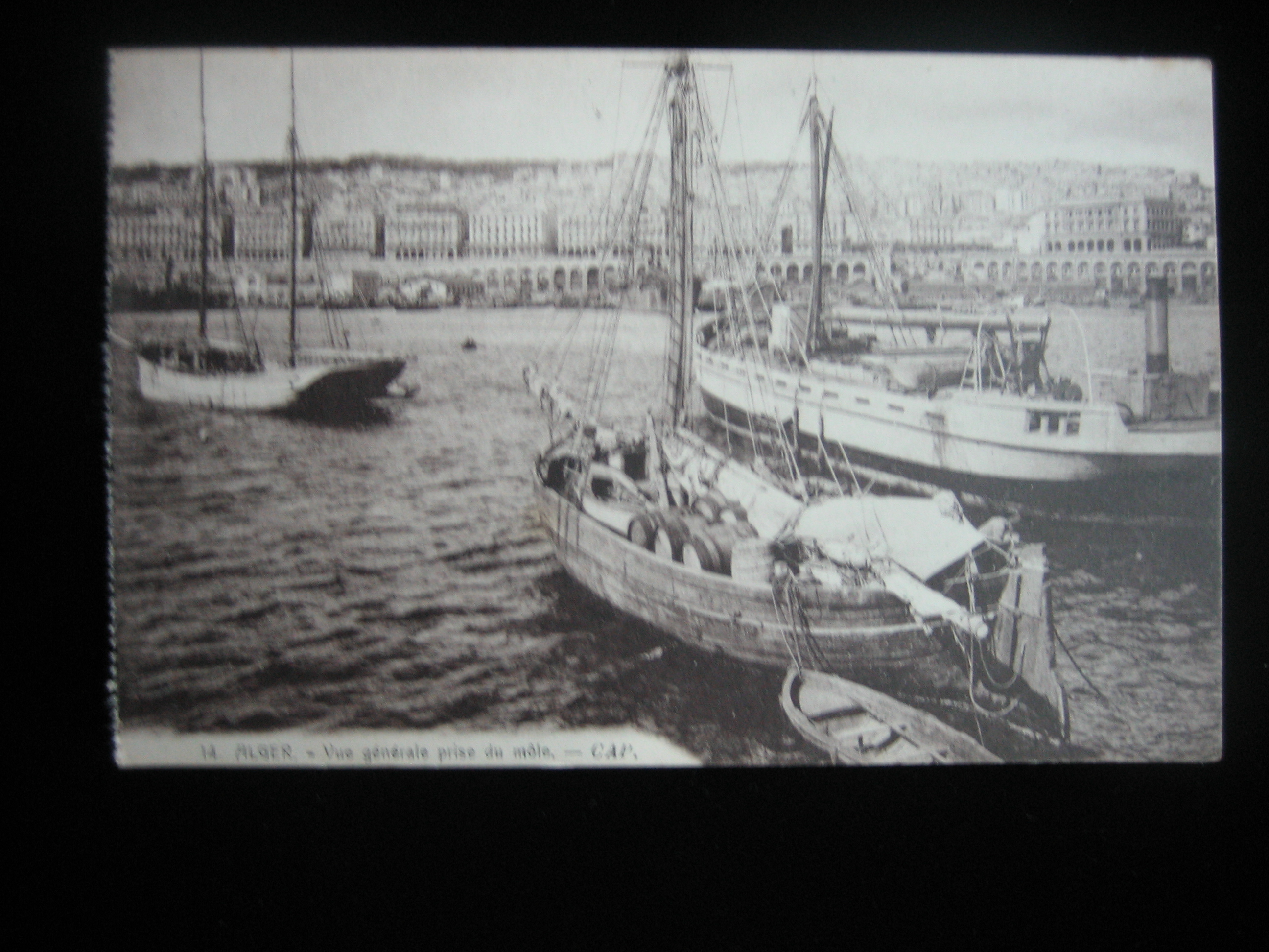 Postales: ALGER.-VUE GENERALE PRISE DU MOLE - Foto 1