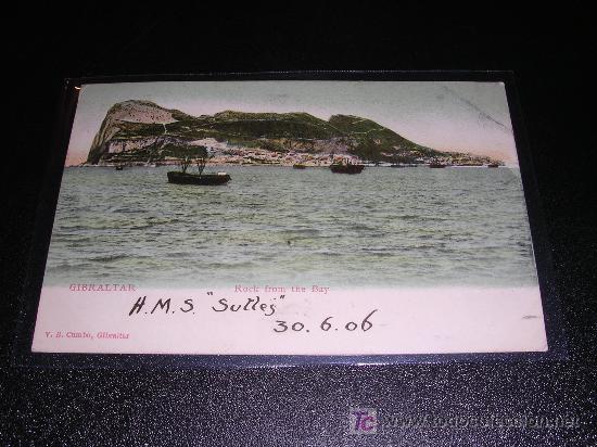Postales: GIBRALTAR ROCK FROM THE BAY - Foto 1