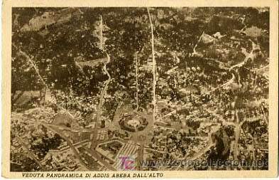 Postales: ETIOPIA, AFRICA,  VEDUTA PANORAMICA DI ADDIS ABEBA DALL &acute;ALTO           P12881