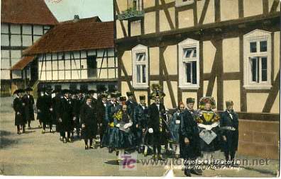 Postales: SUIZA, HESSISCHE TRACHTEN,           P12900