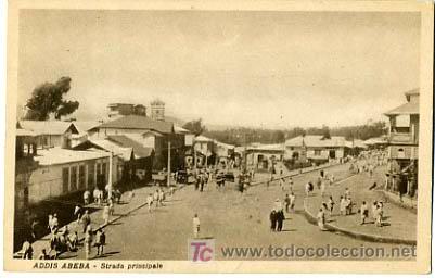 Postales: ETIOPIA,  AFRICA,  ADDDIS ABEBA,  STRADA PRINCIPALE,             P12913