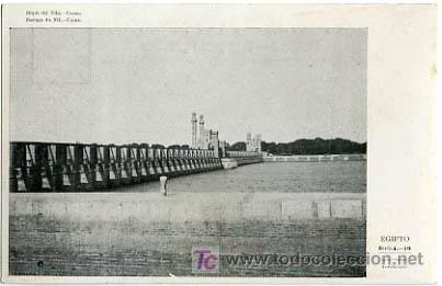 Postales: EGIPTO, DIQUE DEL NILO, CAIRO,                               P13755