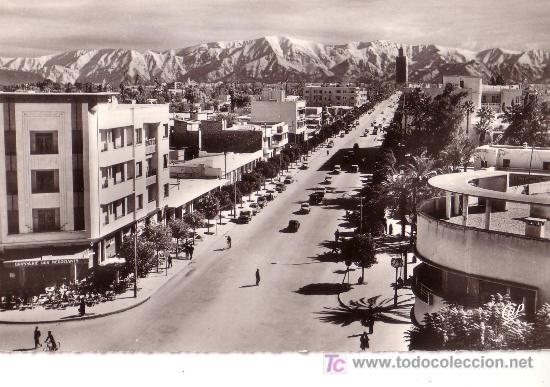 Postales: MARRAKECH - AVENIDA DE MOHAMED V - Foto 1