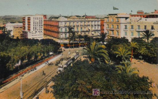 Postkarten: ORAN (ARGELIA) CARREFOUR DU BOULEVARD G. CLEMENCEAU ET L'HOTEL CONTINETAL. EDITION LA CIGOGNE N&ordm; 437