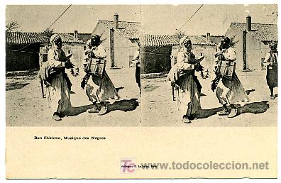 Postales: ARGELIA, BON CHIKIONA, MUSIQUE DES NEGRES,                    P16614