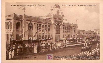Postales: POSTAL DAKAR  LE PORT DECOMMERCE - Foto 1