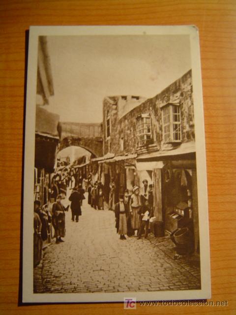 Postcards: TARJETA POSTAL CALLE DE LOS CRISTIANOS EN JERUSALEN