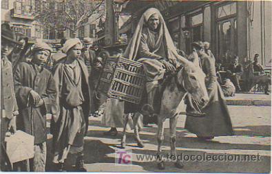 Postales: EGIPTO. VENDEDORA DE AVES. - Foto 1