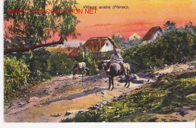 Postales: POSTAL COLOREADA DE MARRUECOS, de 1923