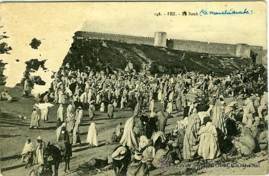 Postales: POSTAL FEZ  L SOUK - Foto 1