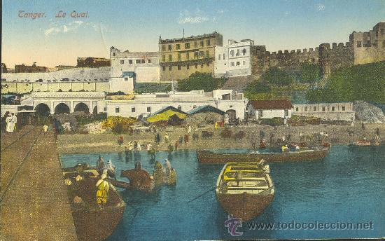 Postales: TARJETA POSTAL DE TANGER LE QUAI - Foto 1