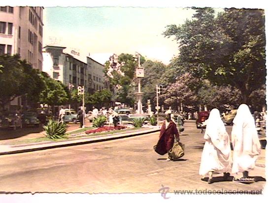 Postcards: POSTAL COLOREADA, ANIMADA, DE TANGER CIRCULADA EN 1956 DE LA CIGOGNE