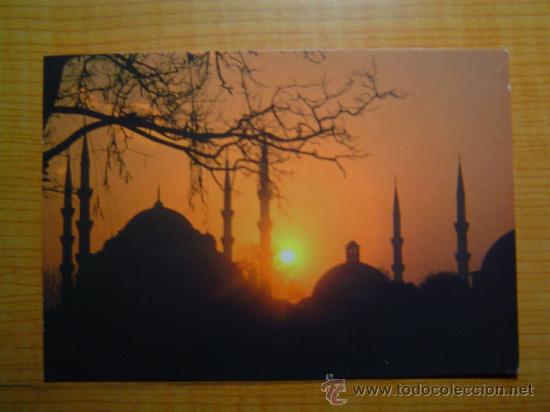 Postcards: POSTAL ISTANBUL TURKIYE SULTANAHMET CAMII SIN CIRCULAR