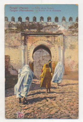 Postales: TANGER. LA PUERTA DE LA ALCAZABA. - Foto 1