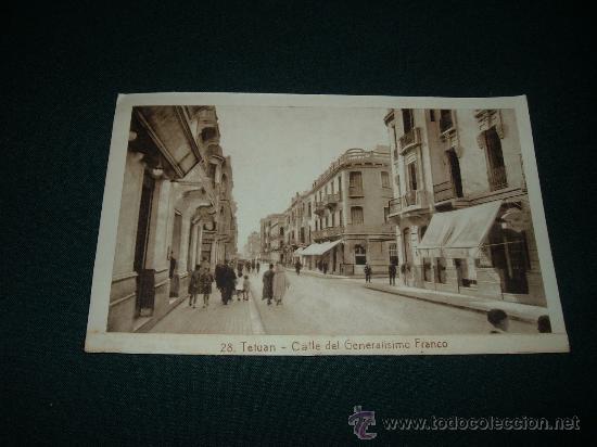 Cartes Postales: tetuan -calle del generalisimo franco