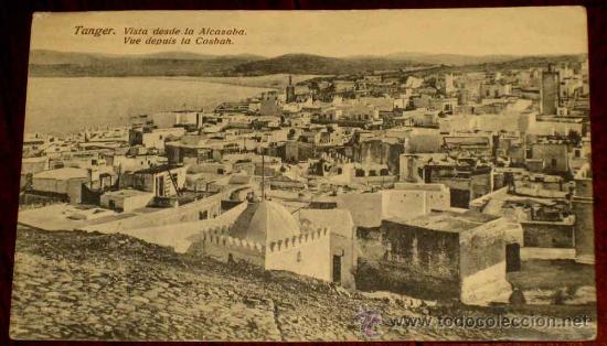 Postcards: ANTIGUA POSTAL DE TANGER - VISTA DESDE LA ALCAZABA - ED. A. AREVALO - NO CIRCULADA - ESCRITA.
