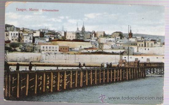 Cartes Postales: 4152 - Postal del TANGER - MARRUECOS- (S.J.Nahoj- Au Chic- Magasin de Nouveaut&eacute;s) Circ.1913