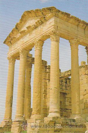 Postales: Sbeitia, uno de los templos del capitolio romano - Foto 1