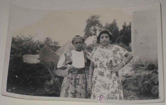 Postais: ANTIGUA FOTO POSTAL DE GUINEA ESPA&Ntilde;OLA - MUJERES DE GUINEA - FOTO AUGUSTA - NO CIRCULADA.