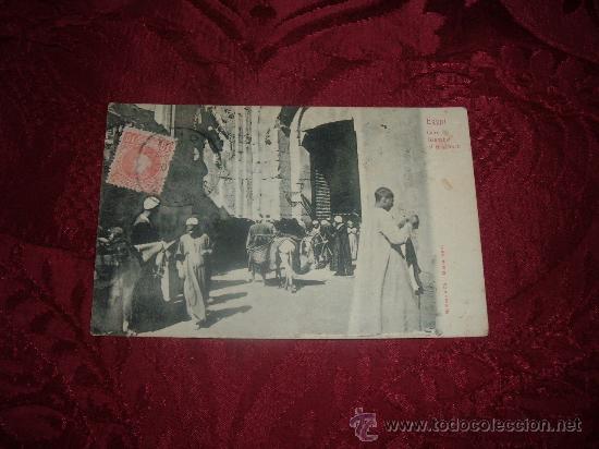 Cartes Postales: egypt-cairo baonabet el hessenich,modiano e co -milano,matasellos ciudadela(baleares)mahon 1907