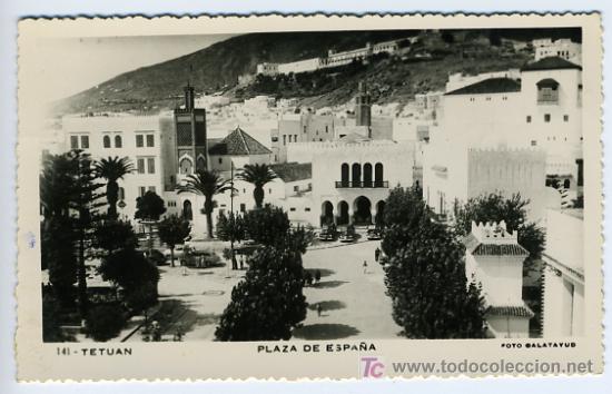 Postales: TETUAN, MARRUECOS, PLAZA DE ESPA&Ntilde;A,     P28599